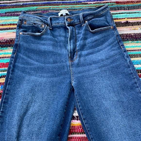 Rachel Rachel Roy Distressed Wide Leg Ankle Jeans-#1954+ - Picture 6 of 15